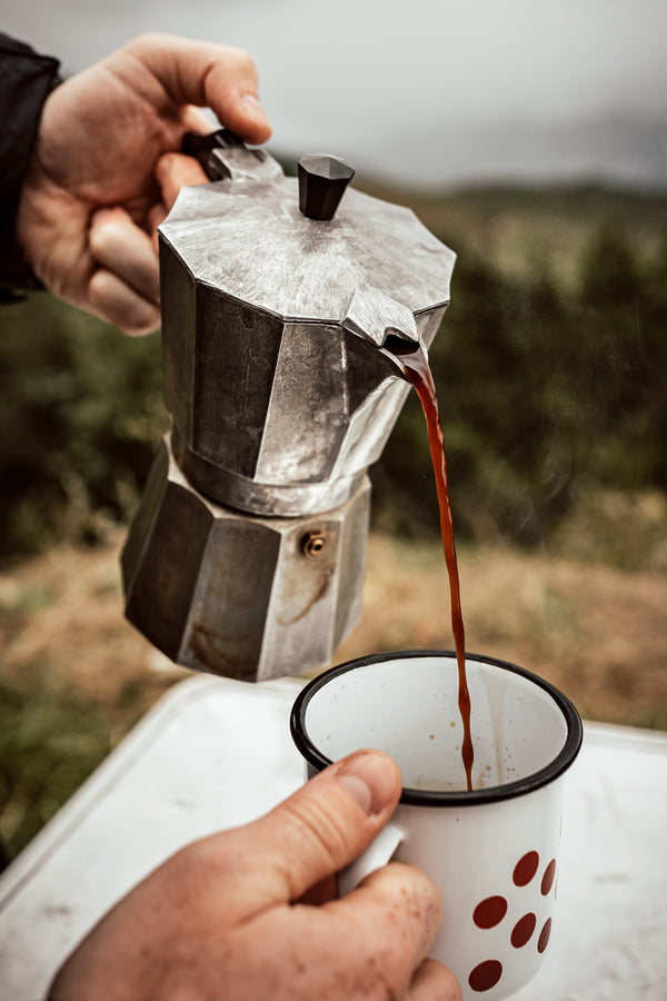 Kaffeezubereitung mit dem Espressokocher