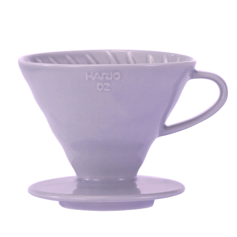 Hario v60 Handfilter - Porzellan - Purple Heather
